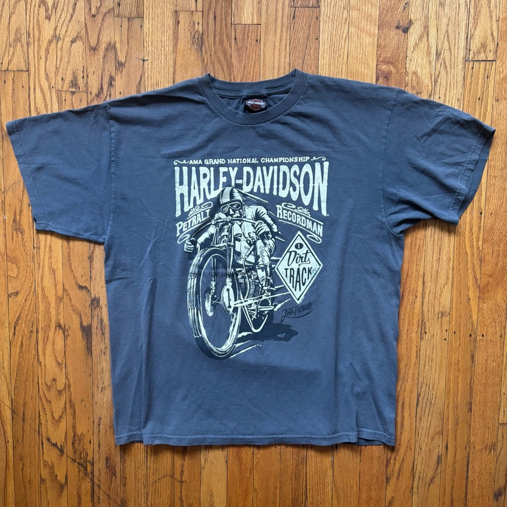 Harley Davidson Ama Grand National Championship Petrali Recordman T-Shirt
